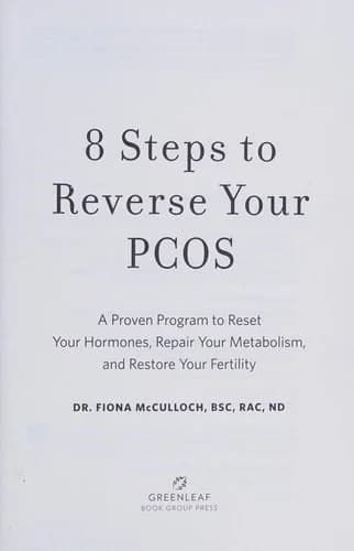 8 Steps to Reverse Your PCOS cover